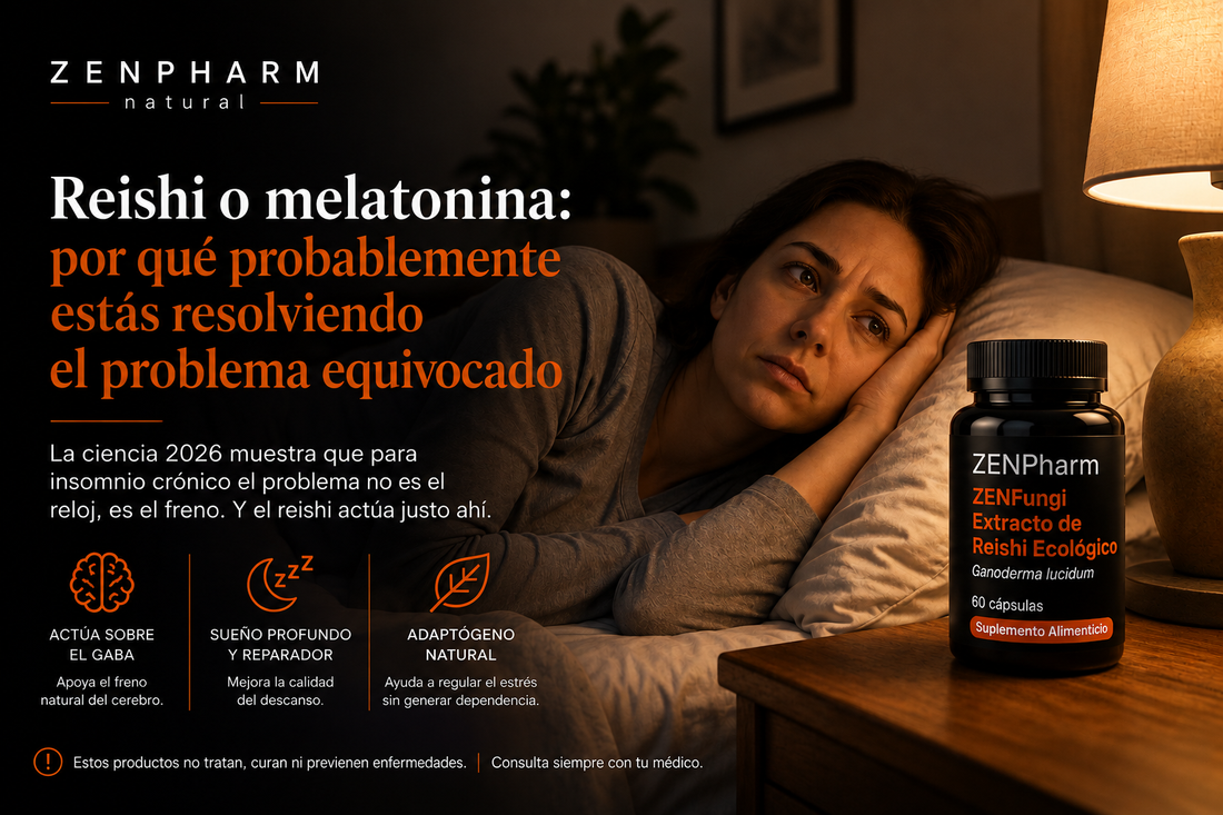 Reishi y melatonina: por qué no resuelven lo mismo