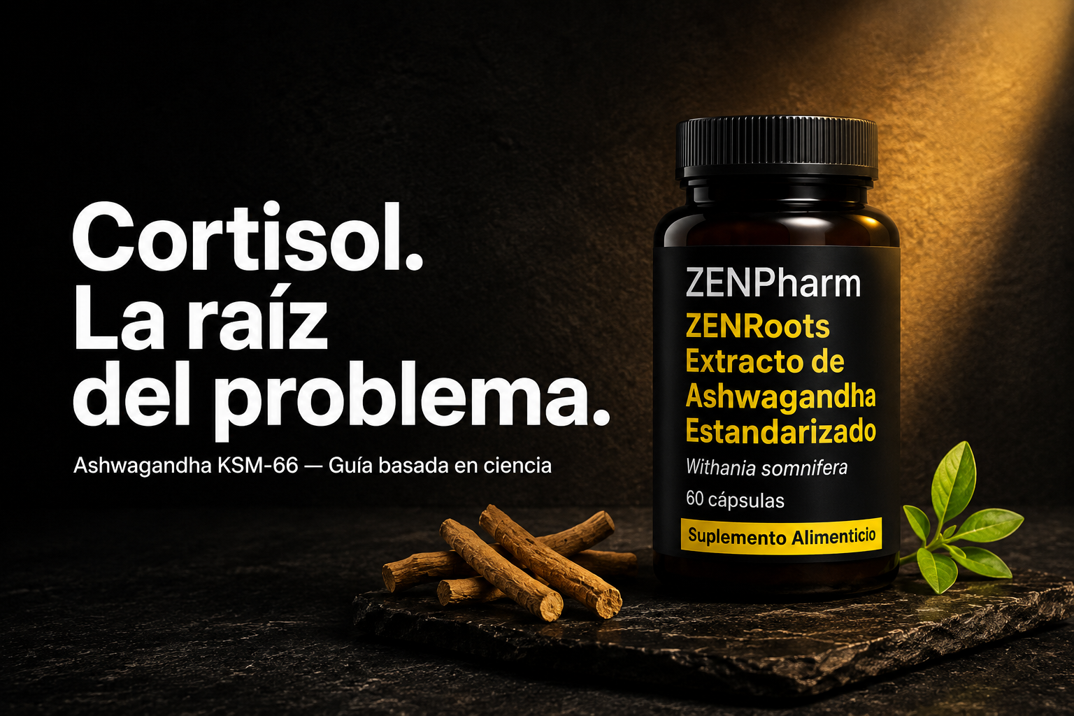 Ashwagandha KSM-66: qué dice la ciencia sobre el estrés y el cortisol