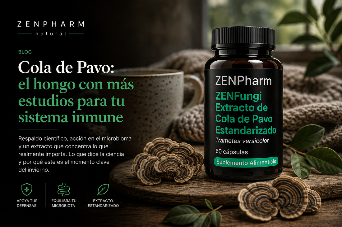 Cola de Pavo: la ciencia detrás del hongo que apoya tus defensas en el peak del invierno