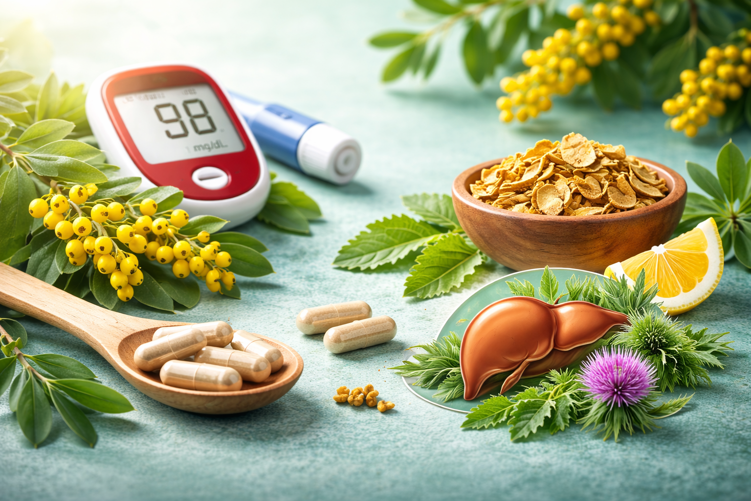 Berberina: qué es, y sus beneficios Berberina: beneficios clínicos en glucosa, resistencia a la insulina e hígado graso