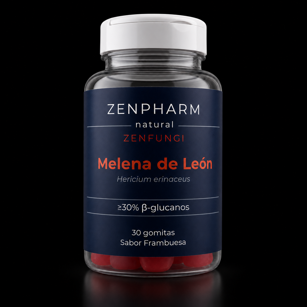 ZENFungi Melena de León Gomitas Sabor Frambuesa